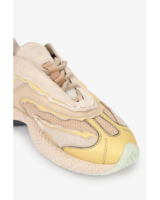 Roberto Cavalli White Serpentine Sneaker