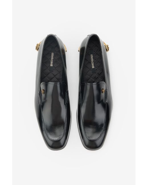 Roberto Cavalli Black Roar Loafer for men