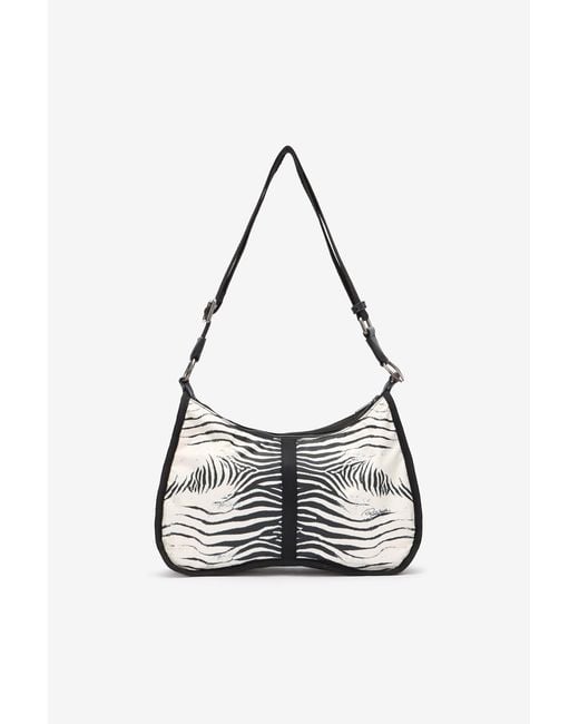 Roberto Cavalli White Torino Bag