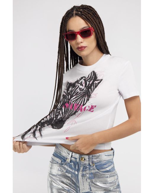 Roberto Cavalli Multicolor Just Cavalli T-Shirt