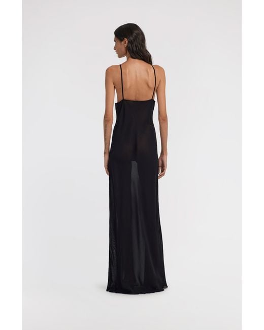 Roberto Cavalli Black Slip Dress