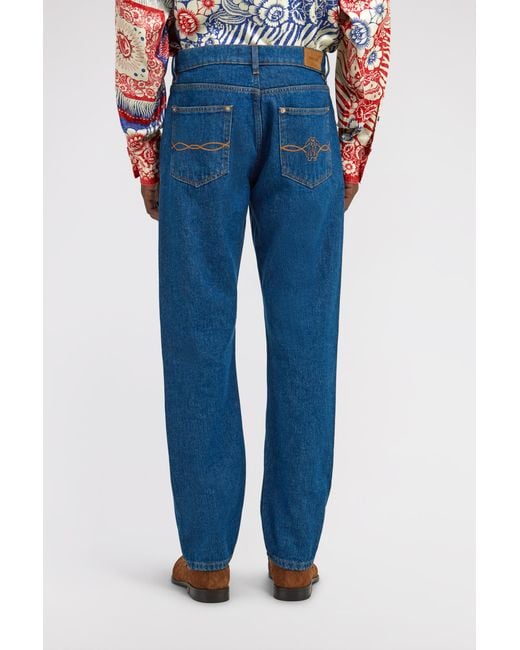 Vaqueros Clásicos Roberto Cavalli de hombre de color Blue