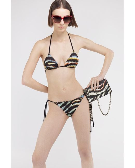 Roberto Cavalli Black Slip Bikini Just Cavalli