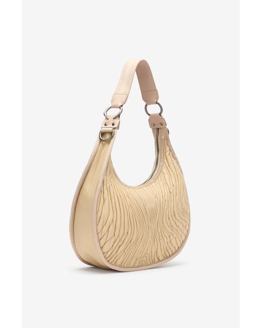 Roberto Cavalli White Medium Matelassé Bologna Bag