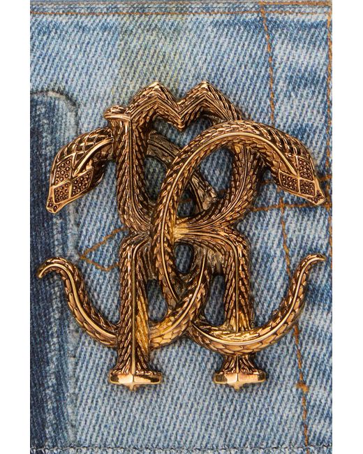 Shoulder Bag di Roberto Cavalli in Blue