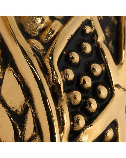 Roberto Cavalli White Antique Chain Belt With Snake Detail