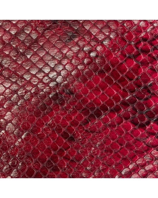 Roberto Cavalli Pink Shiny Python-Print Jacket
