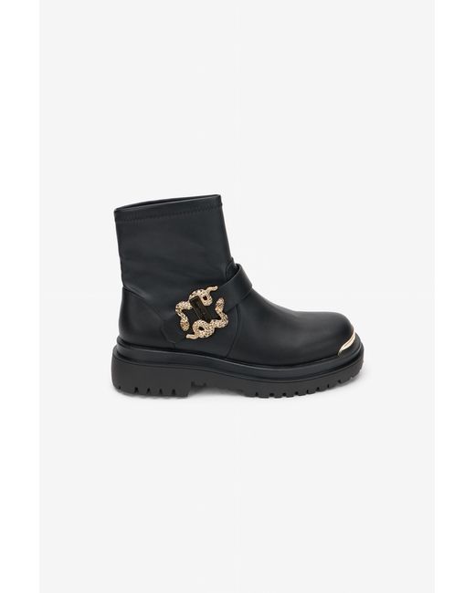 Roberto Cavalli Black Ankle Boots