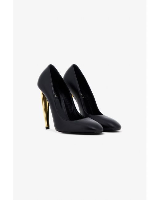 Roberto Cavalli Black Fang Heel Pumps