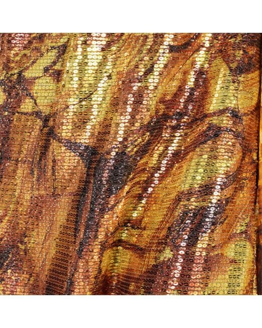 Abito Caftano di Roberto Cavalli in Metallic