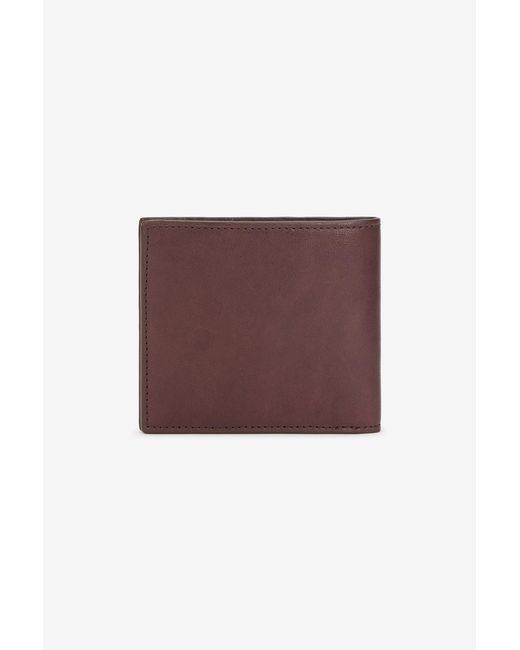 Roberto Cavalli Purple Square Bi-Fold Wallet With Rc Monogram for men
