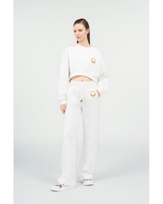 Roberto Cavalli White Roar Trousers