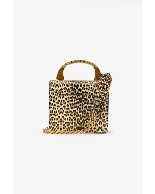 Roberto Cavalli Metallic Medium Roar Bag