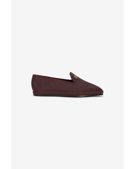 Roberto Cavalli Multicolor Flat Loafers With Mirror Snake Monogram