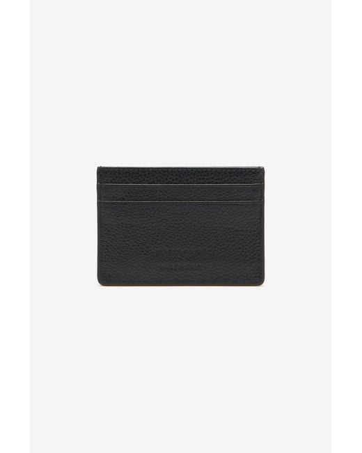 Roberto Cavalli Black Flat Card Holder With Studs for men