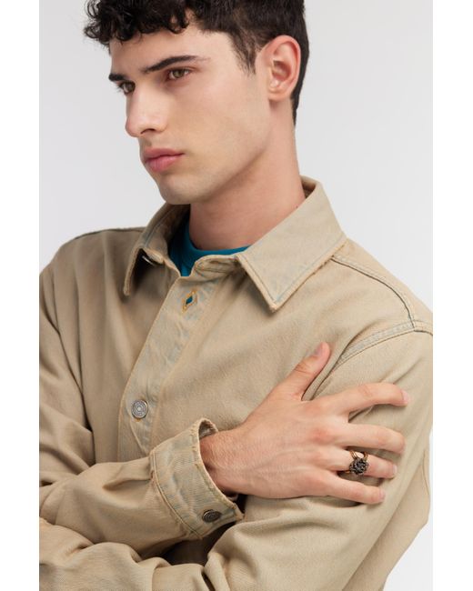 Anello Con Monogram Rc di Roberto Cavalli in Metallic