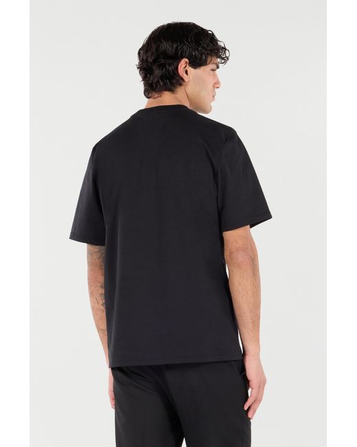 Roberto Cavalli Black T-Shirt With Mirror Snake Monogram for men