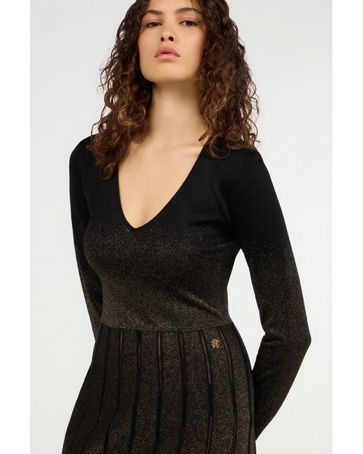 Roberto Cavalli Black Long Dress