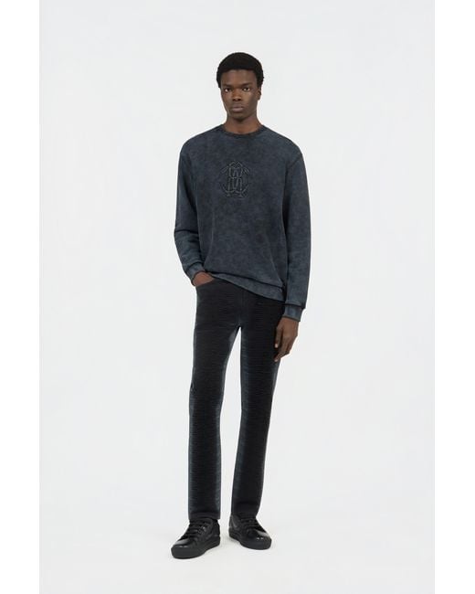 Roberto Cavalli Black Denim Jeans for men