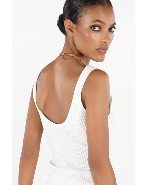 Top Con Estampado Rubane Roberto Cavalli de color White