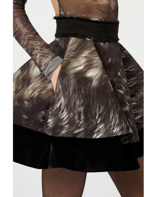Roberto Cavalli Black Skirt
