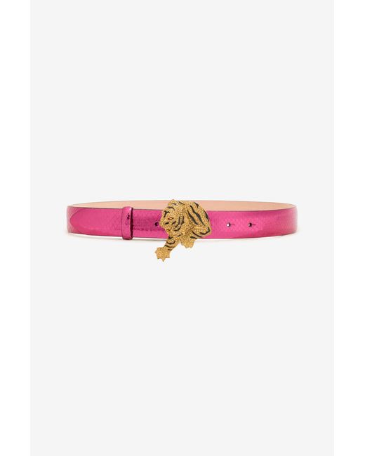 Roberto Cavalli Pink Roar Belt
