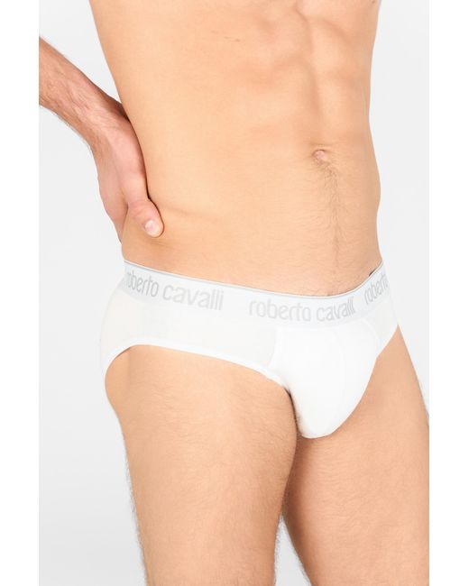 Roberto Cavalli Multicolor Set Of Two Briefs With Logo Band for men