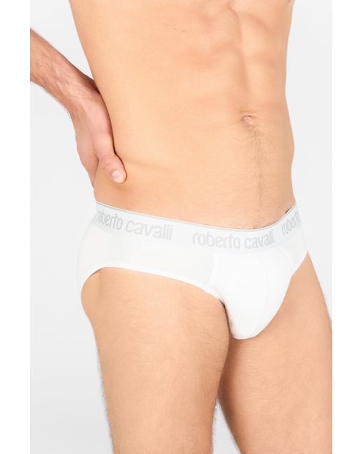 Roberto Cavalli Multicolor Set Of Two Briefs With Logo Band for men