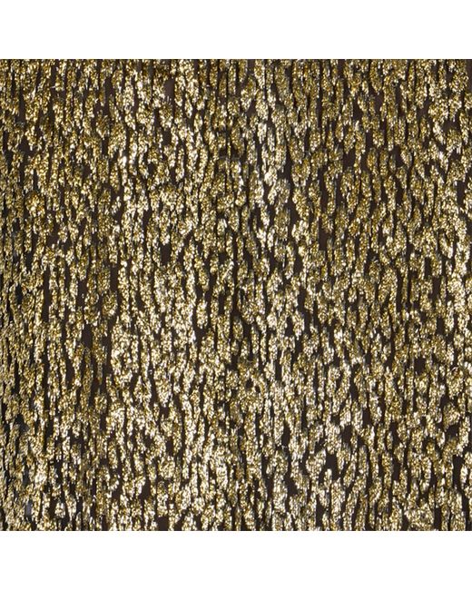 Roberto Cavalli Green Leopard Lamé Shirt