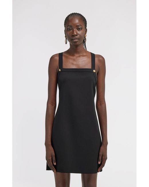 Roberto Cavalli Black Rc Logo Dress