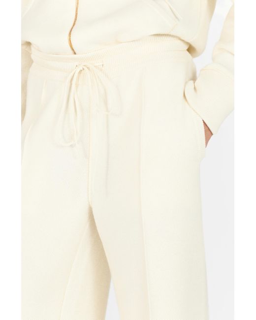 Drawstring Trousers Roberto Cavalli de color White
