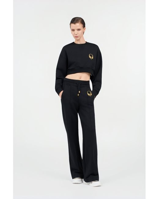 Roberto Cavalli Black Roar Trousers
