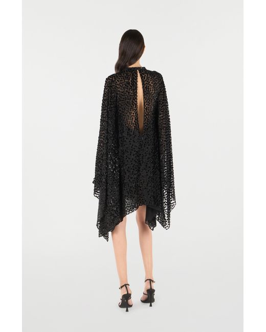 Roberto Cavalli Black Polka-Dot Caftan