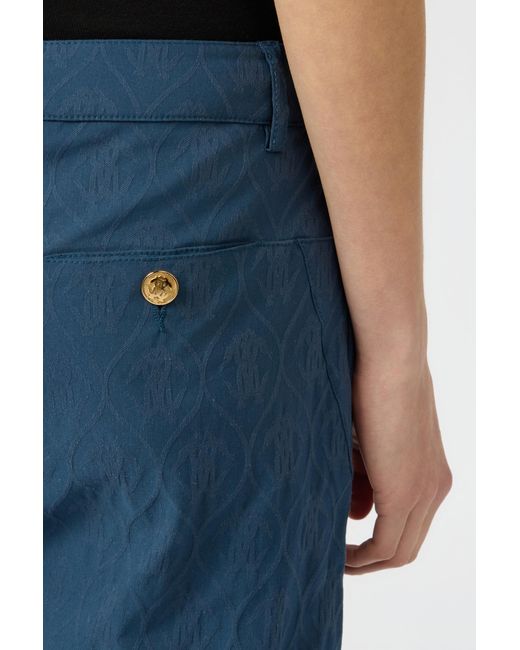 Roberto Cavalli Blue Trousers