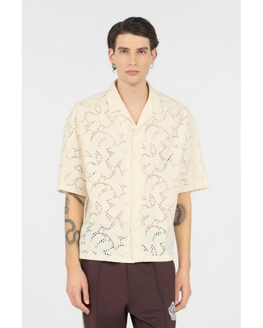 Roberto Cavalli Natural Ivory Tailored Shirt for men