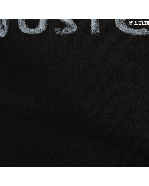 Sudadera Negra Con Logo Just Cavalli Roberto Cavalli de hombre de color Black