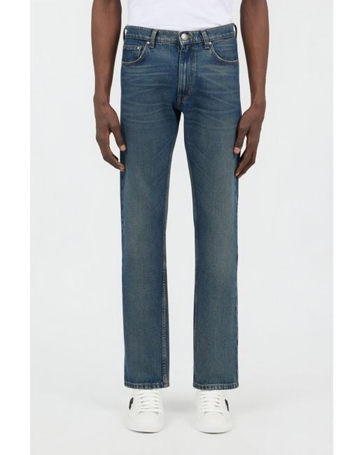 Roberto Cavalli Blue Jeans With Monogram Rc for men
