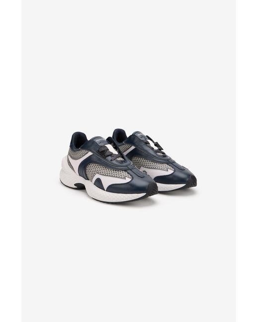 Roberto Cavalli Blue Chunky Sneaker for men