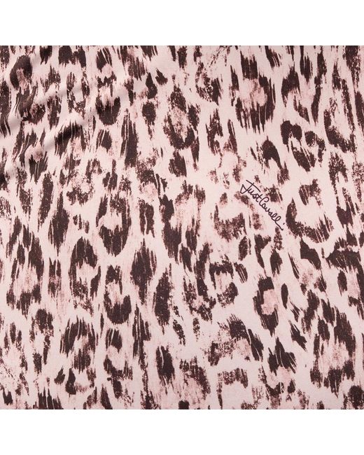 Roberto Cavalli White One-Piece Swimsuit With Jaguar Skin Print