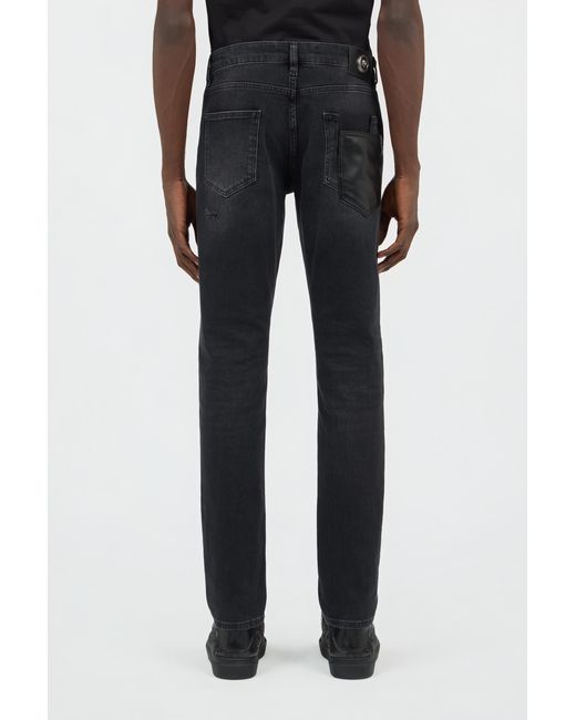 Roberto Cavalli Black Denim Trousers for men
