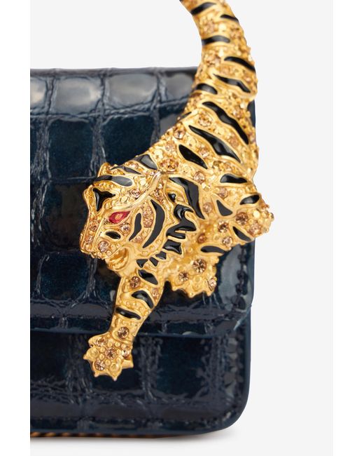 Mini Roar Bag di Roberto Cavalli in Blue