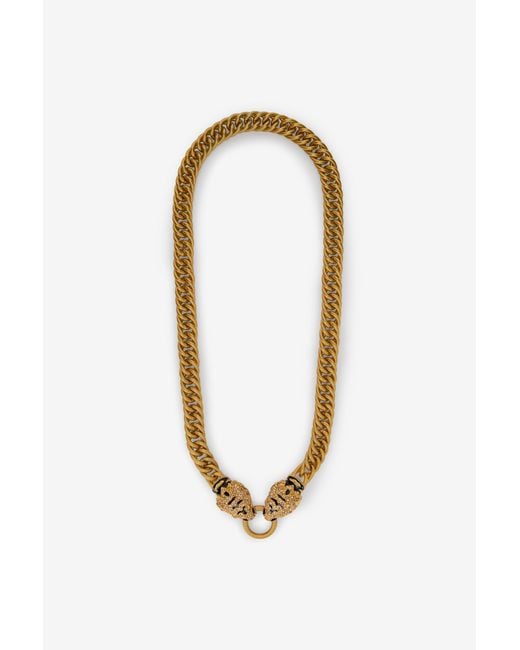 Roberto Cavalli White Roar Necklace