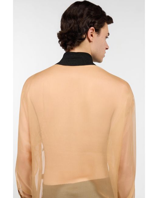 Roberto Cavalli Natural Shirt With Snakes for men