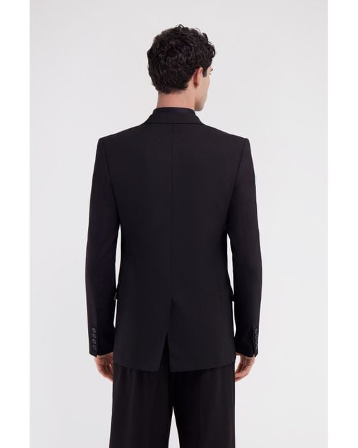Roberto Cavalli Black Two Button Blazer With Fang for men