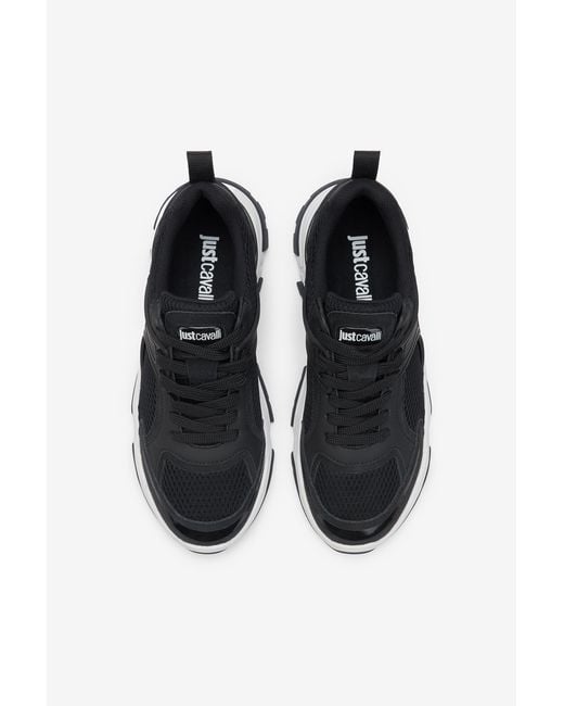Roberto Cavalli Schwarze Sneaker in Black für Herren