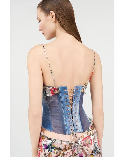 Roberto Cavalli White Abitolungo Silk Dress