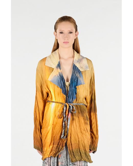 Roberto Cavalli Multicolor Sunrise Print Jacket