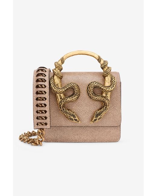 Medium Serpentine Bag di Roberto Cavalli in Multicolor