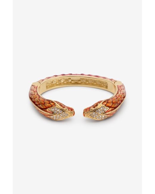 Roberto Cavalli White Serpentine Bracelet