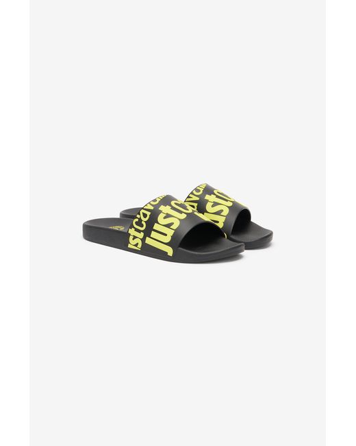 Roberto Cavalli Multicolor Sliders With Logo for men